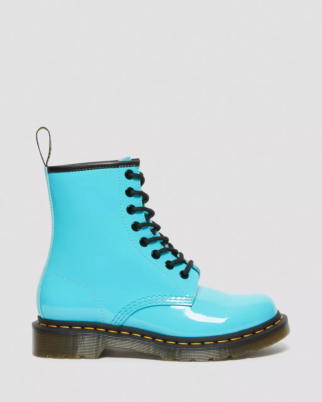DR MARTENS 1460 Patent Leather Lace Up Boots