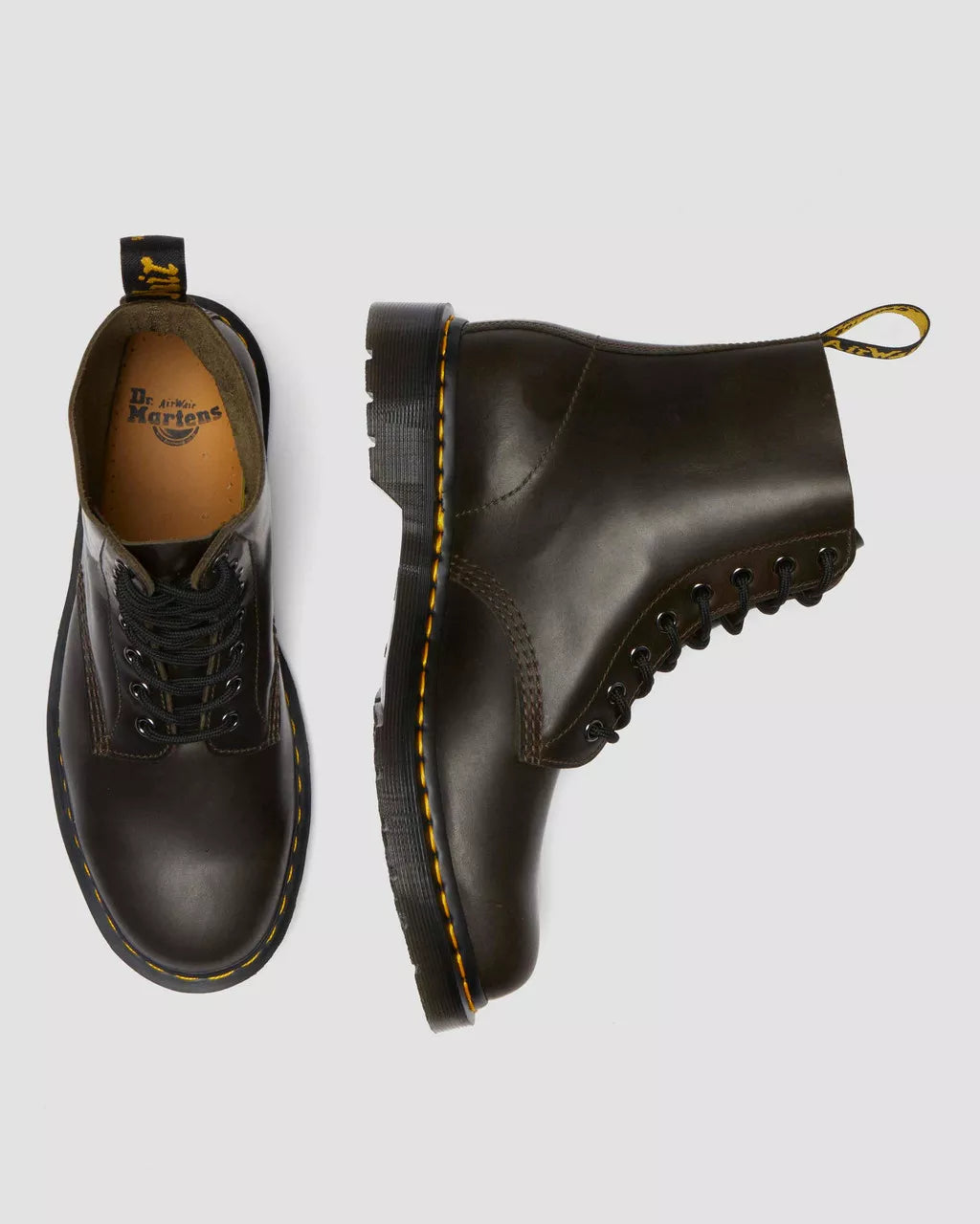 DR MARTENS 1460 Pascal Orleans Leather Lace Up Boots