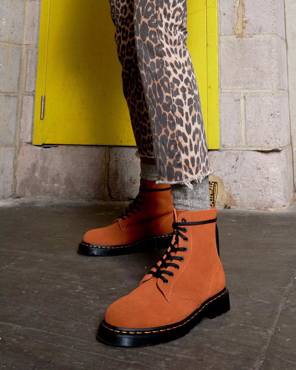 DR MARTENS 1460 Pascal Suede Lace Up Boots