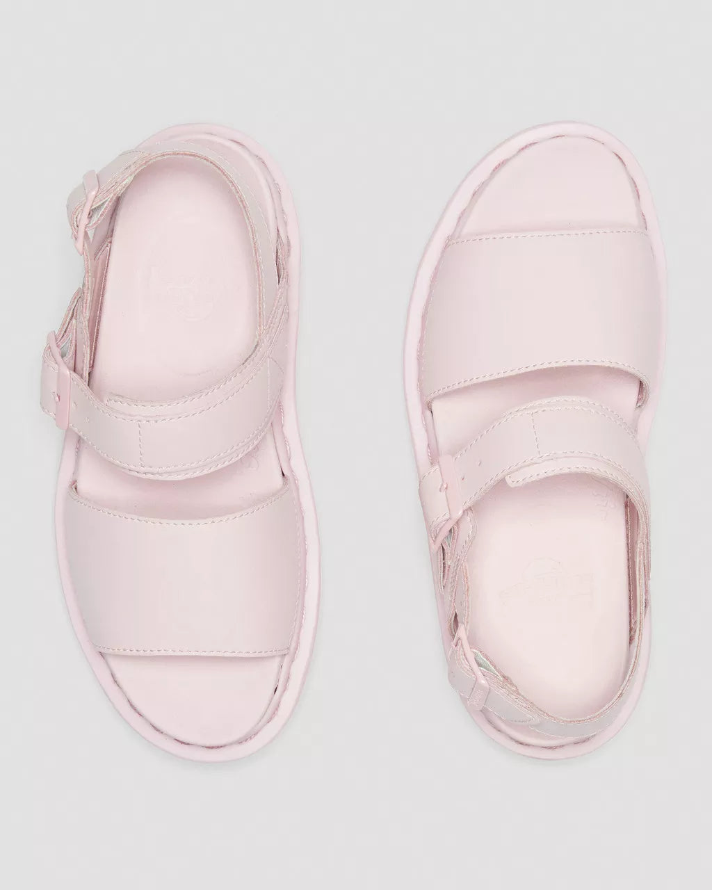 DR MARTENS Voss Hydro Leather Strap Sandals