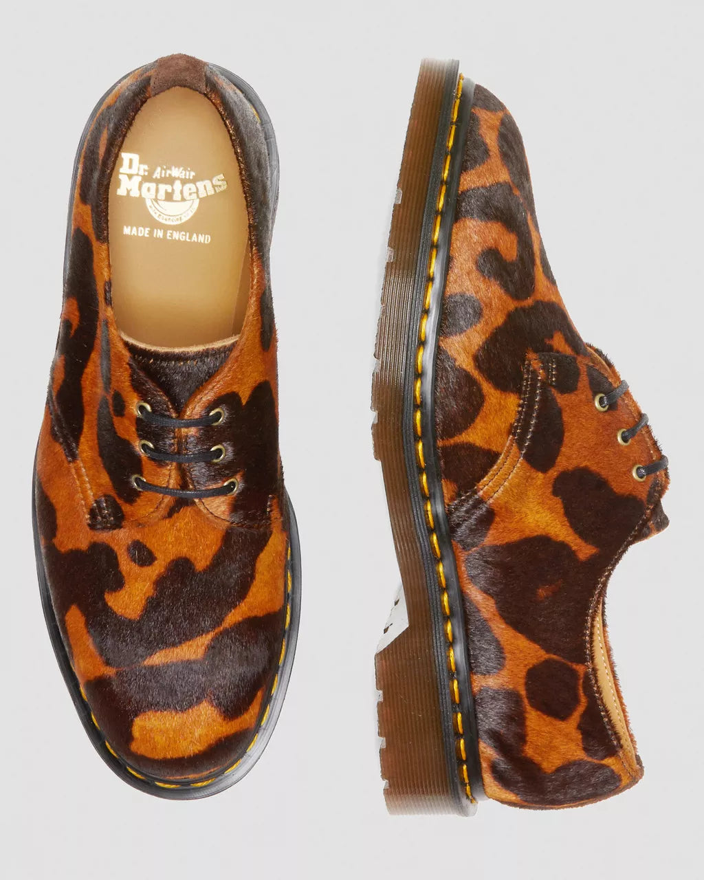 DR MARTENS 1461 Made in England Hair On Shoes