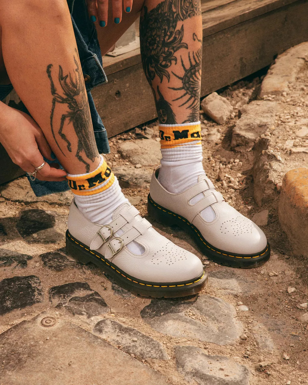 8065 Mary Jane Virginia Leather Shoes