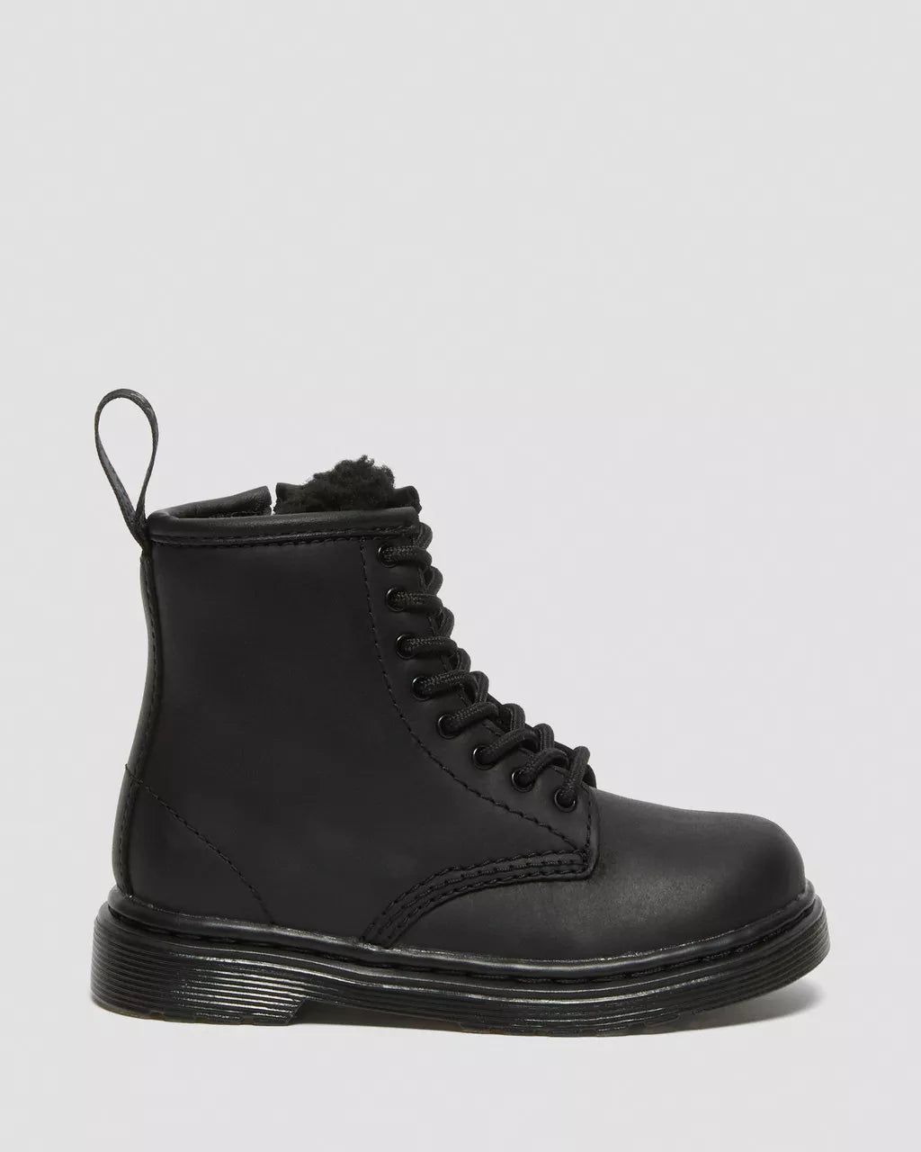 DR MARTENS Toddler 1460 Serena Faux Fur Lined Leather Boots