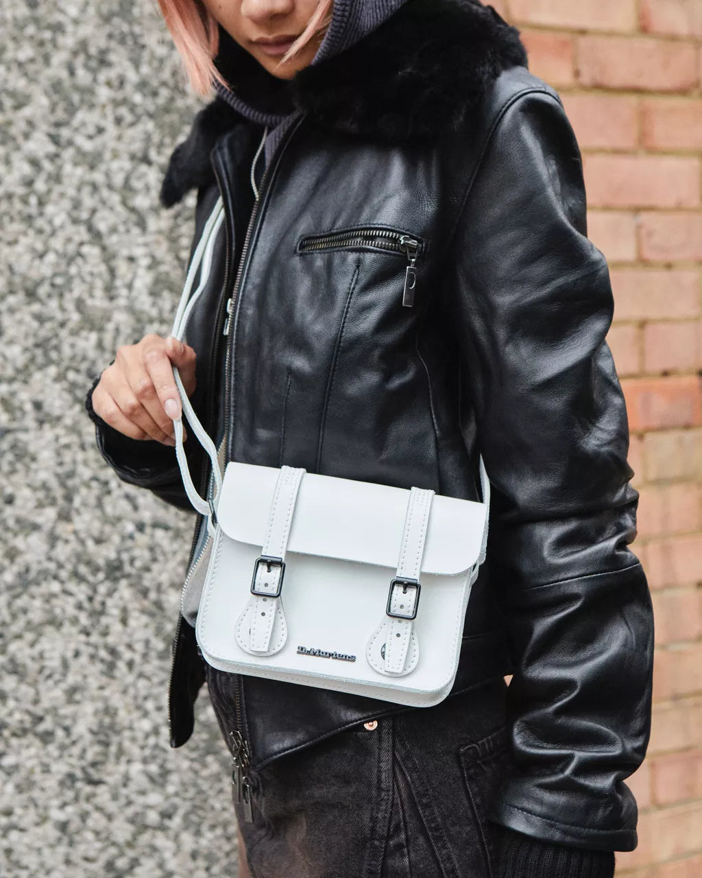 7 Inch Leather Crossbody Bag