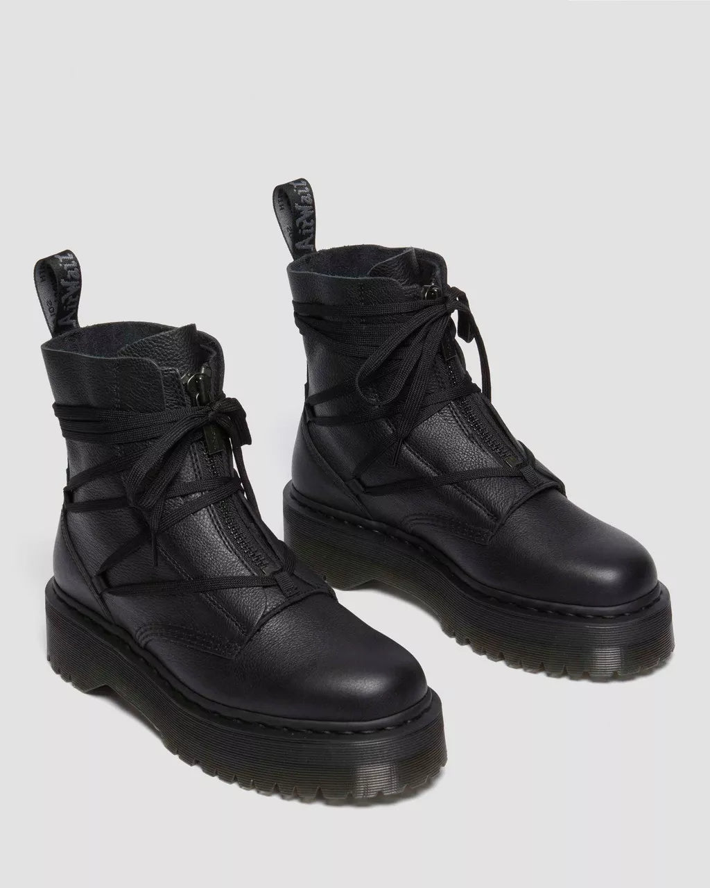 Jarrick II Laced Leather Platform Boots