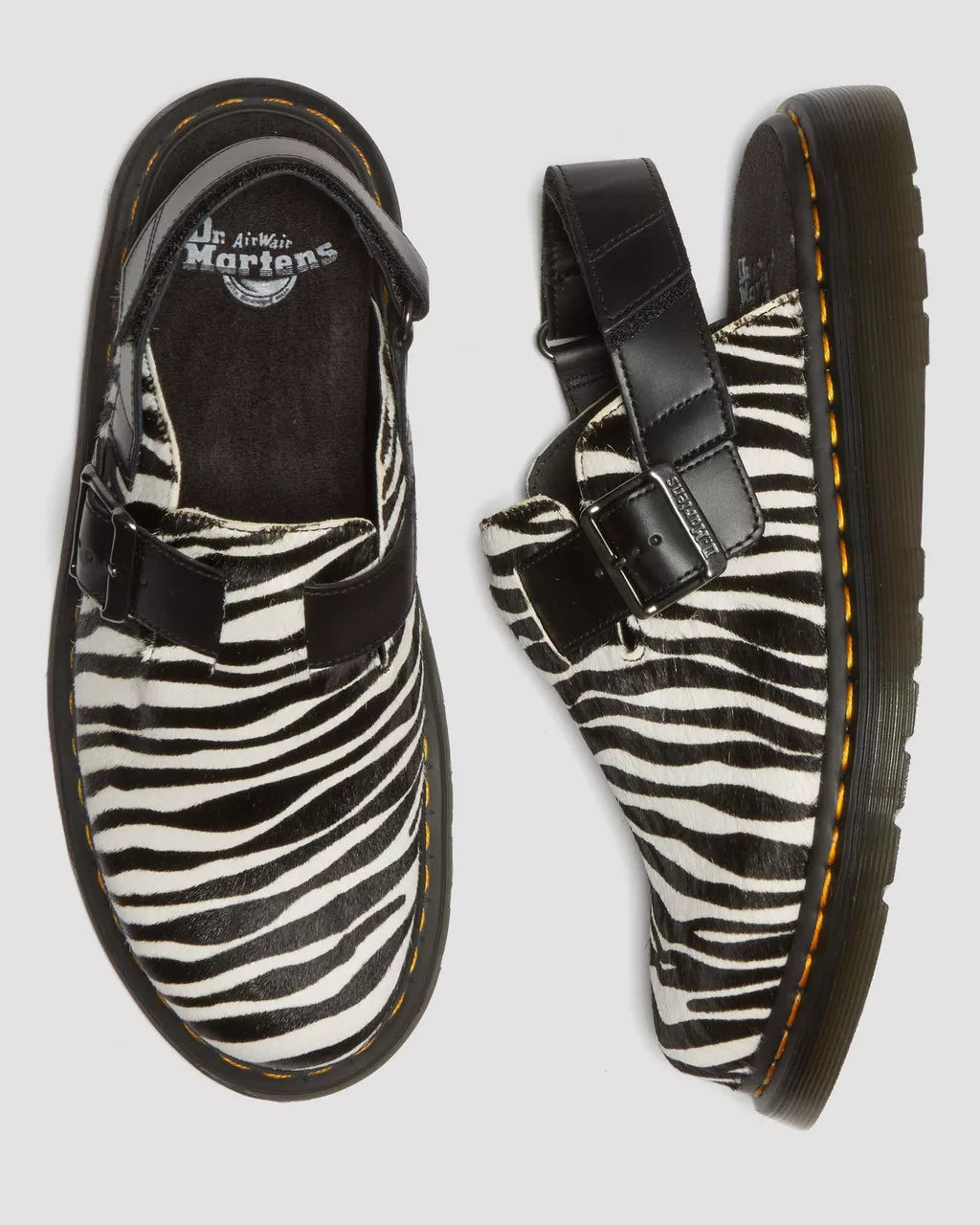 DR MARTENS Jorge II Hair-on Slingback Mules