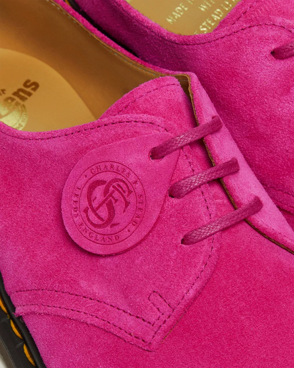 DR MARTENS 1461 Made in England Buck Suede Shoes
