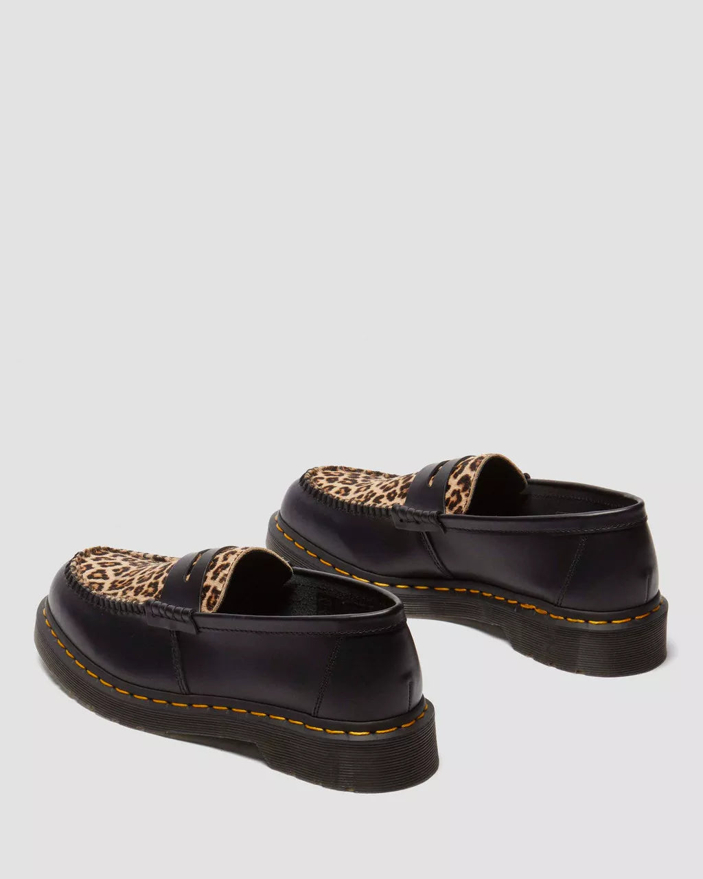 Penton Hair On &amp; Smooth Leather Loafers