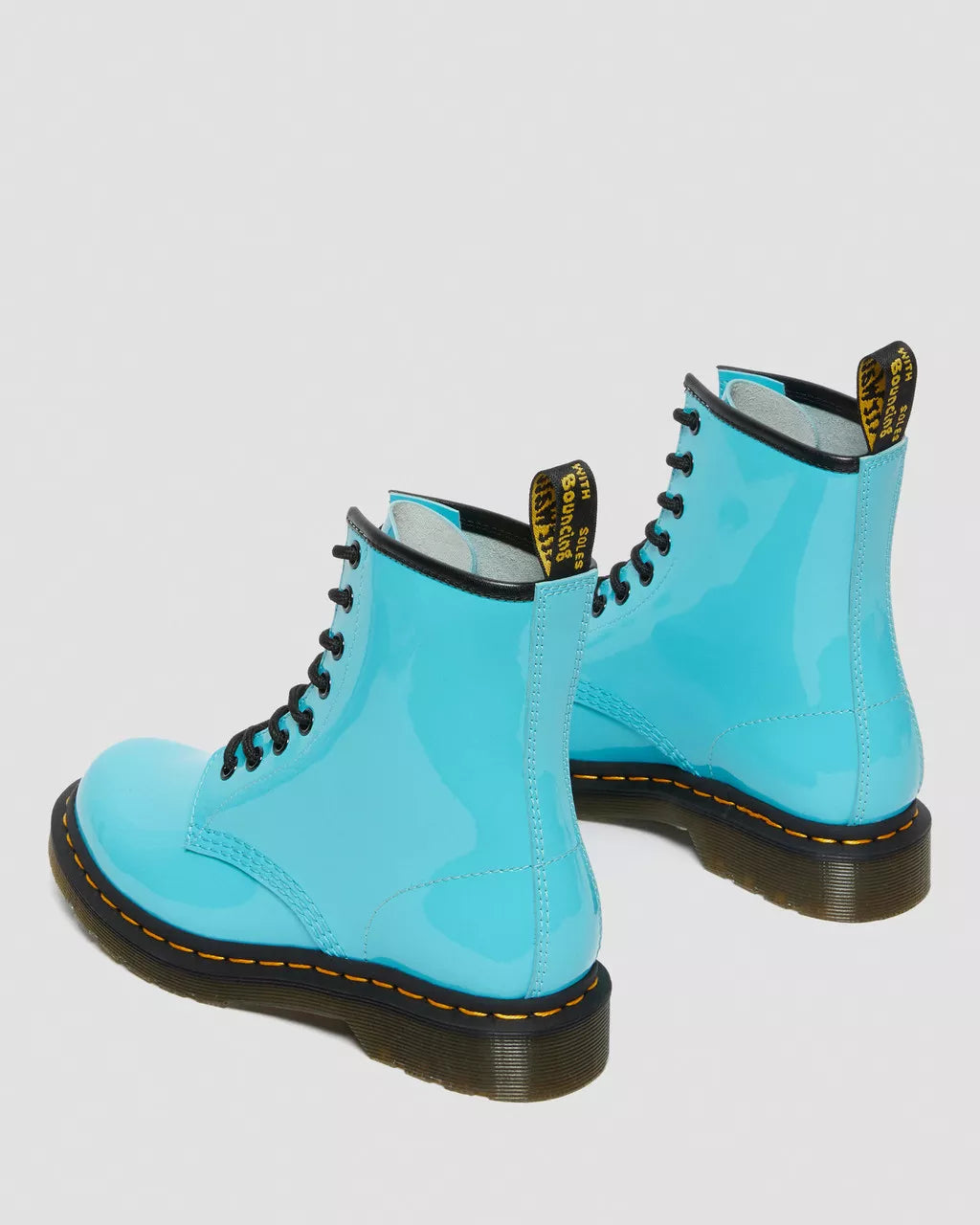 DR MARTENS 1460 Patent Leather Lace Up Boots