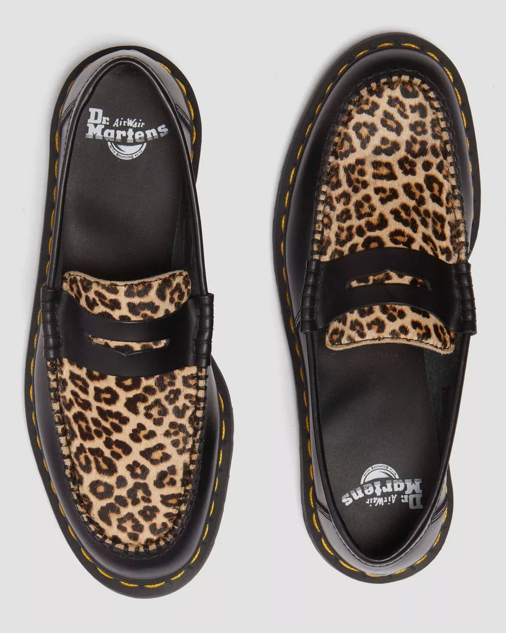 Penton Hair On &amp; Smooth Leather Loafers