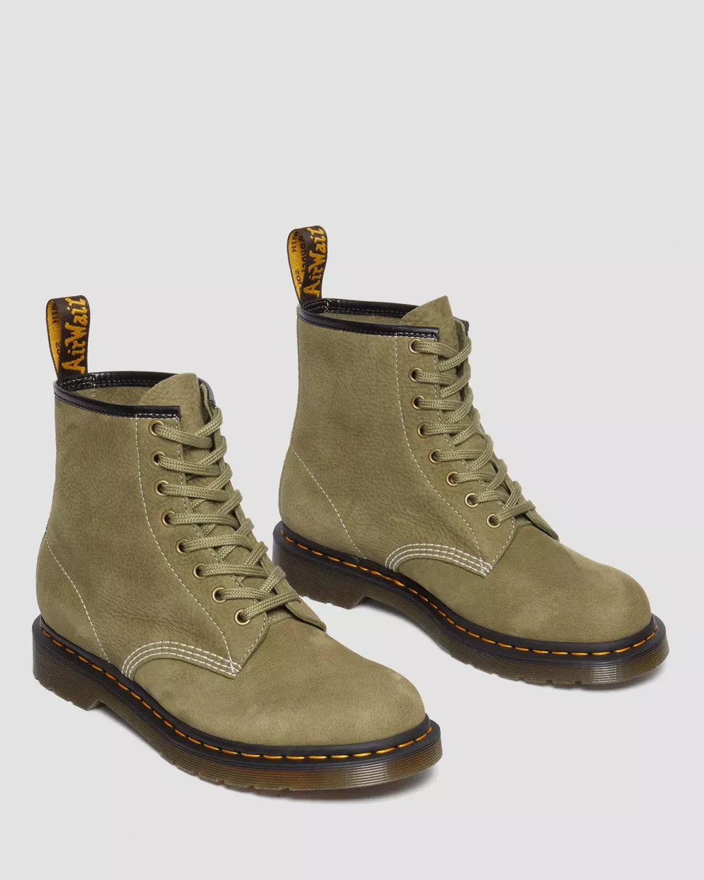 DR MARTENS 1460 Tumbled Nubuck Leather Lace Up Boots