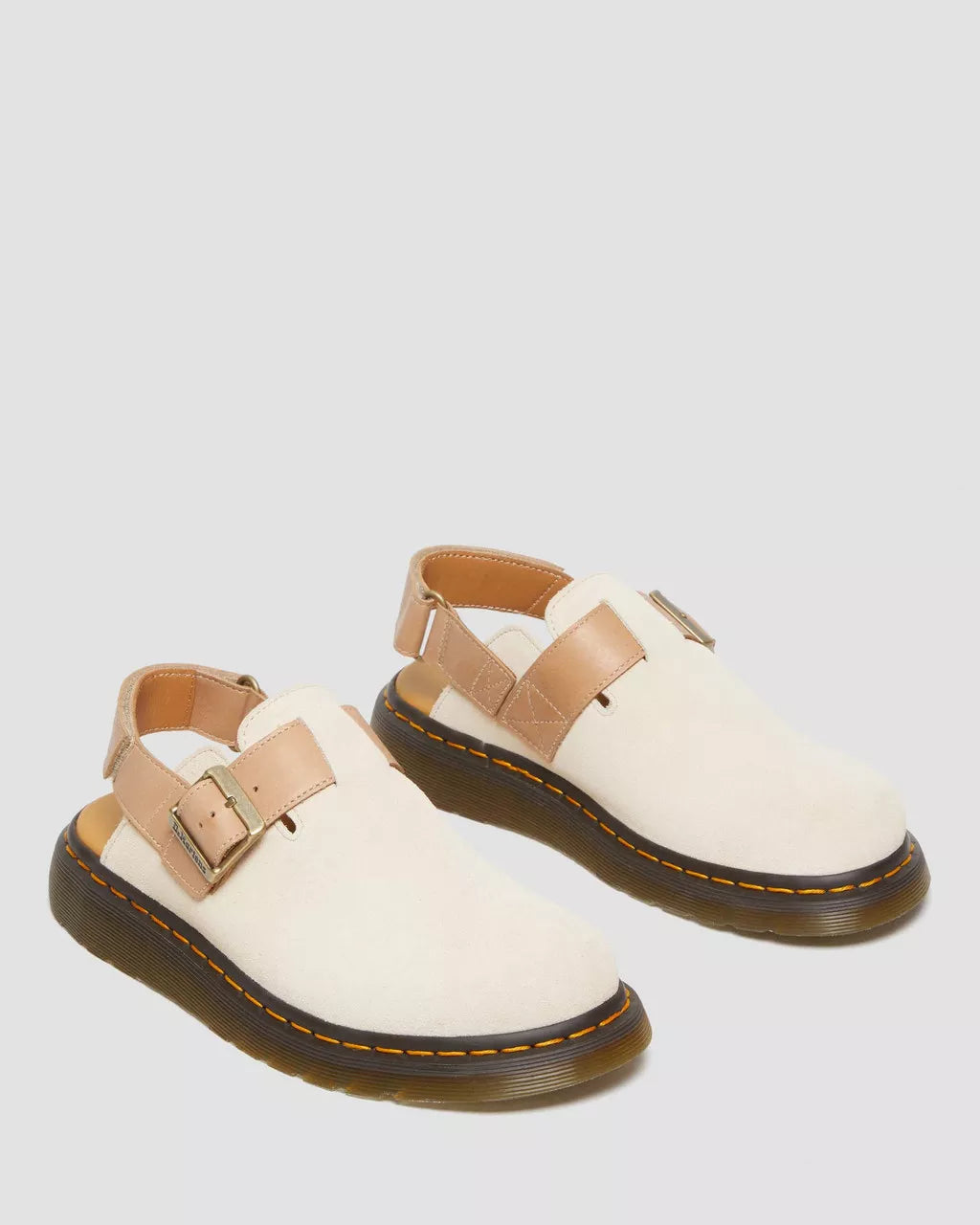 DR MARTENS Jorge II Suede &amp; Leather Slingback Mules