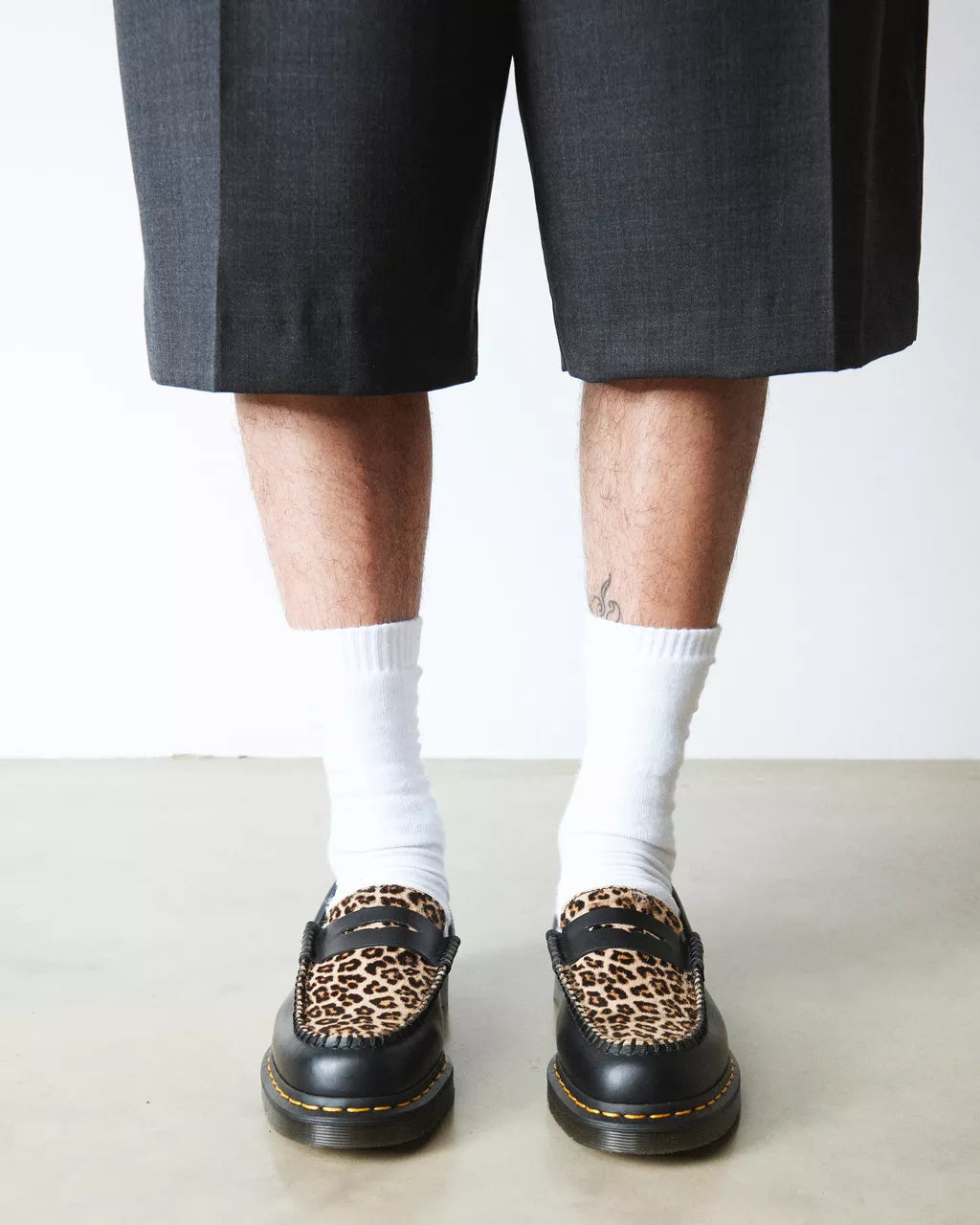 Penton Hair On &amp; Smooth Leather Loafers