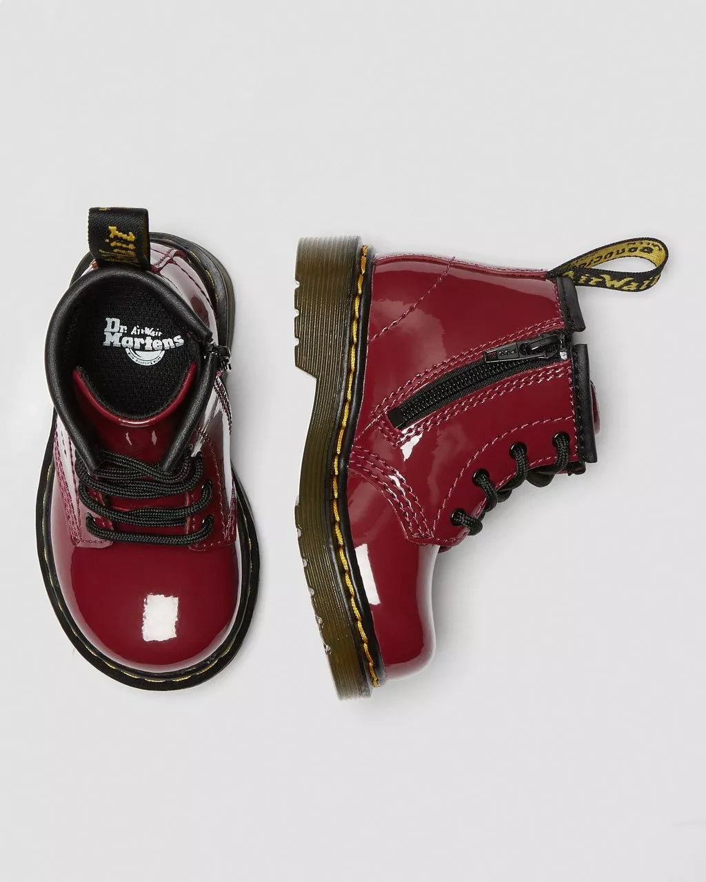 Infant 1460 Patent Leather Lace Up Boots