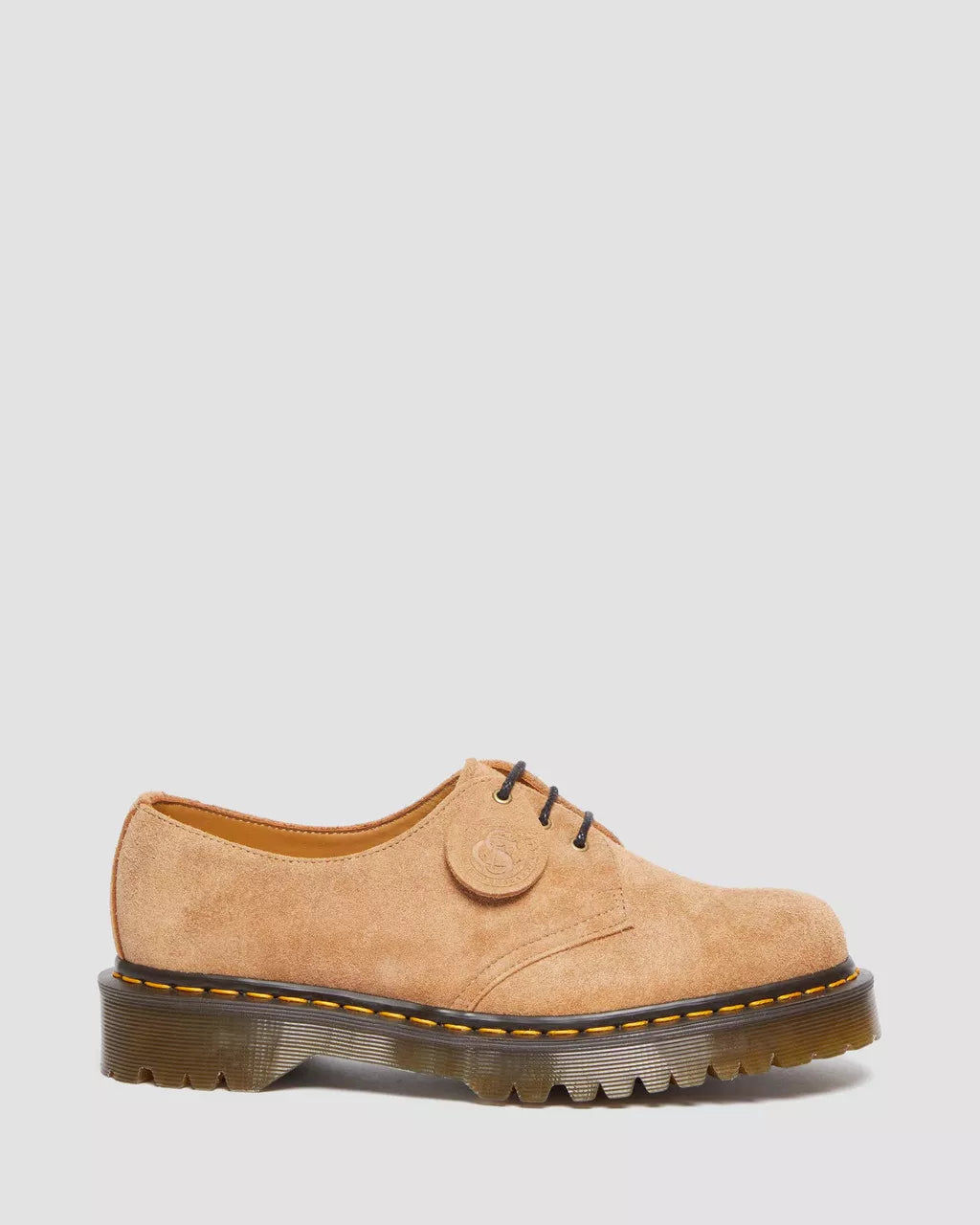 DR MARTENS 1461 Bex Made In England Tufted Suede Shoes