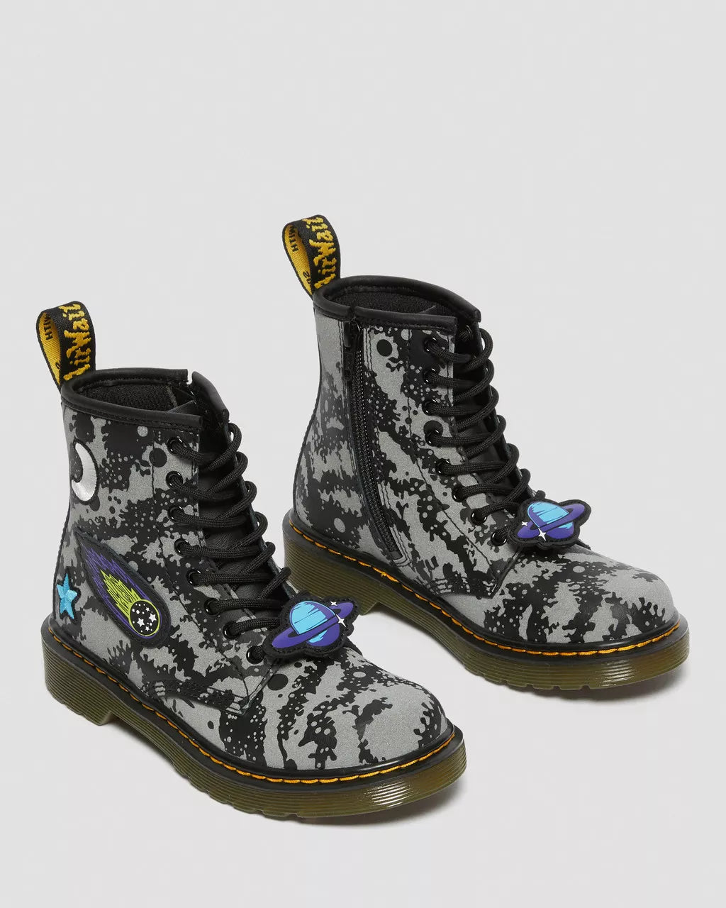 Junior 1460 Space Hydro Leather Lace Up Boots