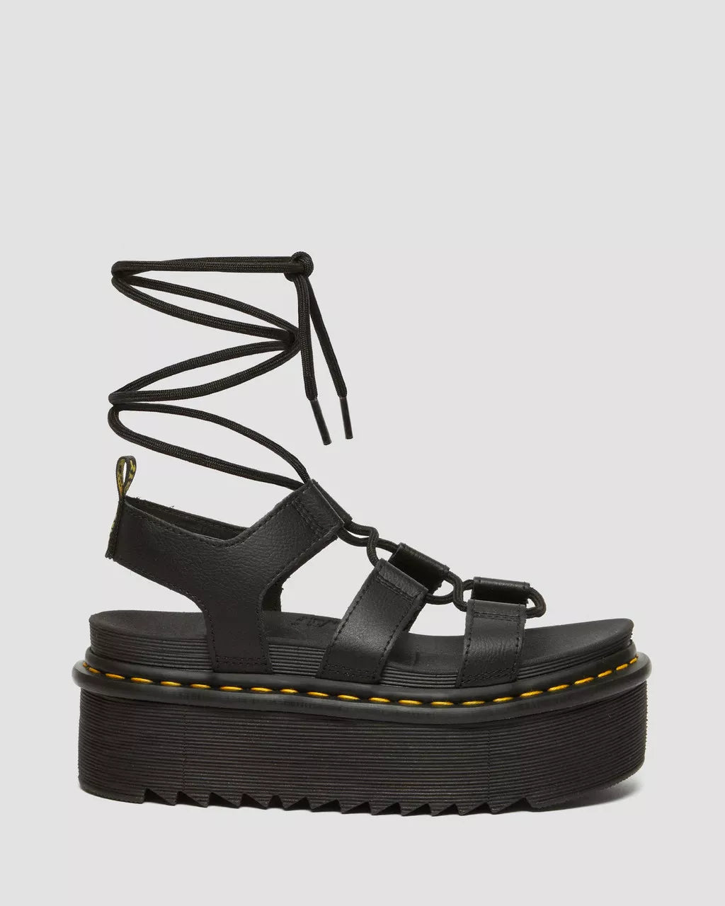 DR MARTENS Nartilla Leather Gladiator Platform Sandals