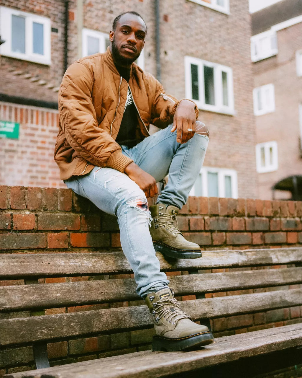 DR MARTENS Tarik Toe Guard Utility Boots