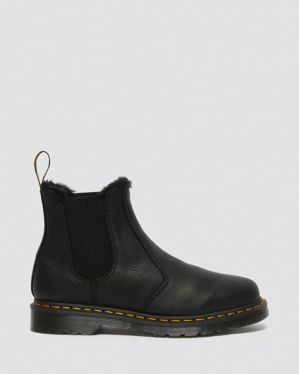 2976 Faux Fur Lined Chelsea Boots