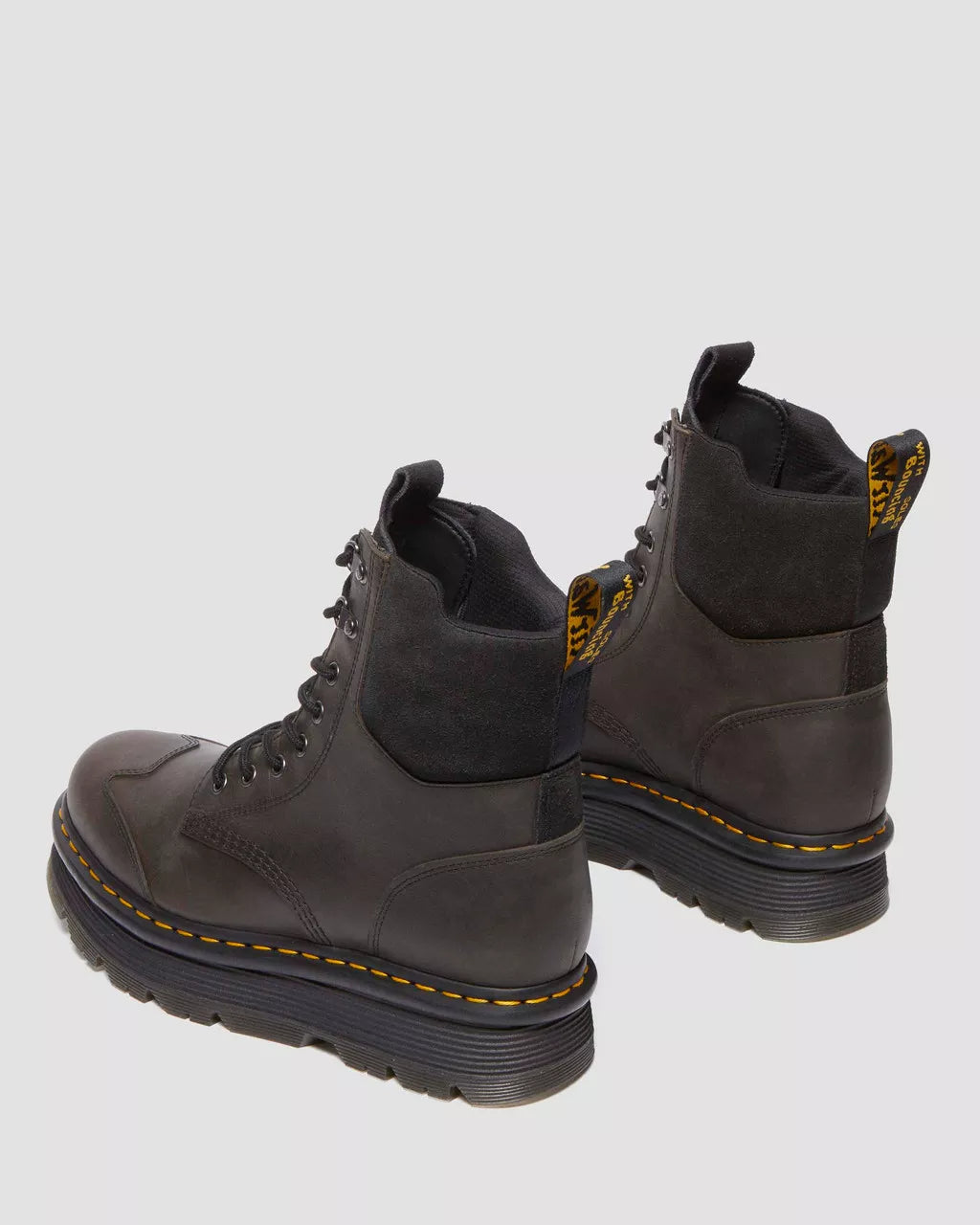 Zebzag Suede &amp; Leather Casual Lace Up Boots