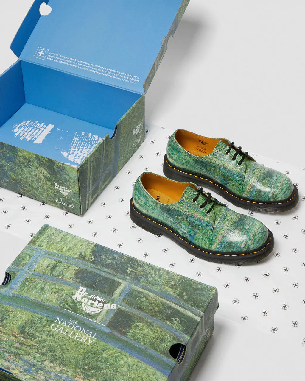 DR MARTENS The National Gallery 1461 Lily Pond Shoes