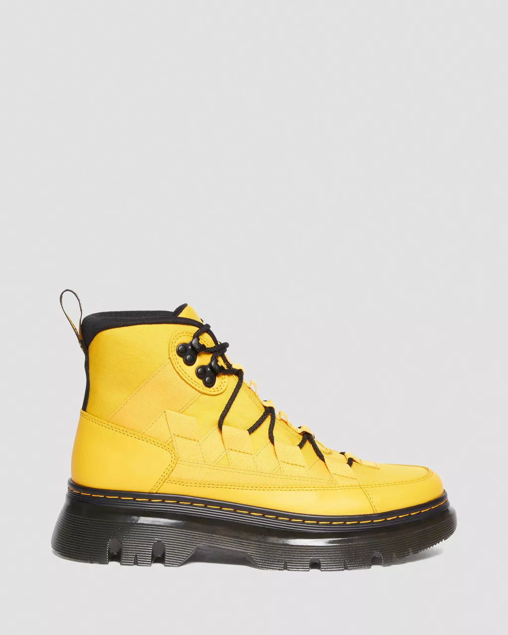 DR MARTENS Boury Nylon &amp; Leather Utility Boots