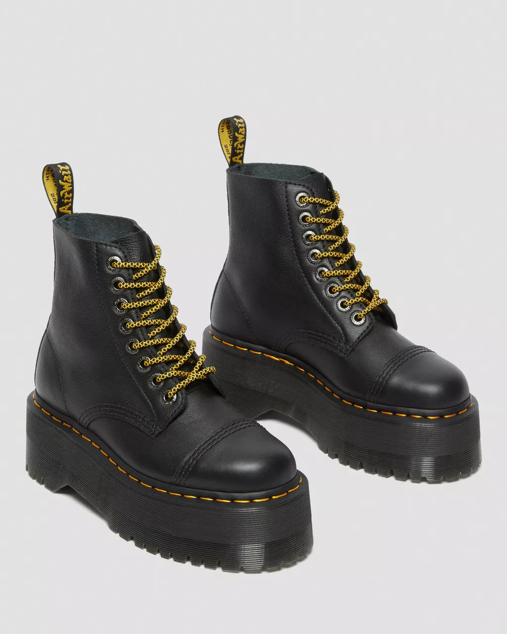 DR MARTENS Sinclair Max Pisa Leather Platform Boots