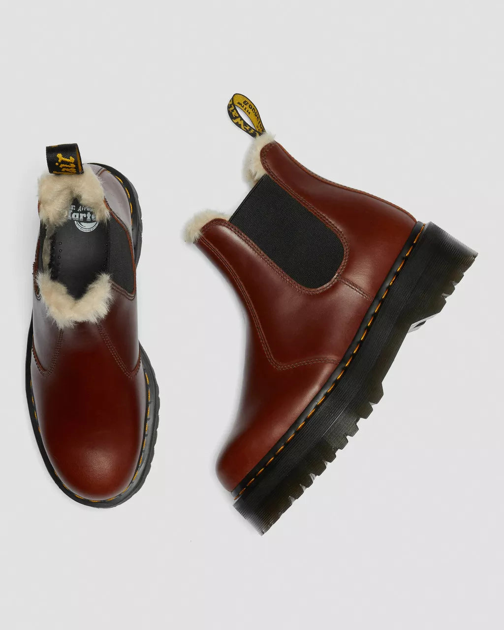 2976 Quad Faux Fur Lined Platform Boots