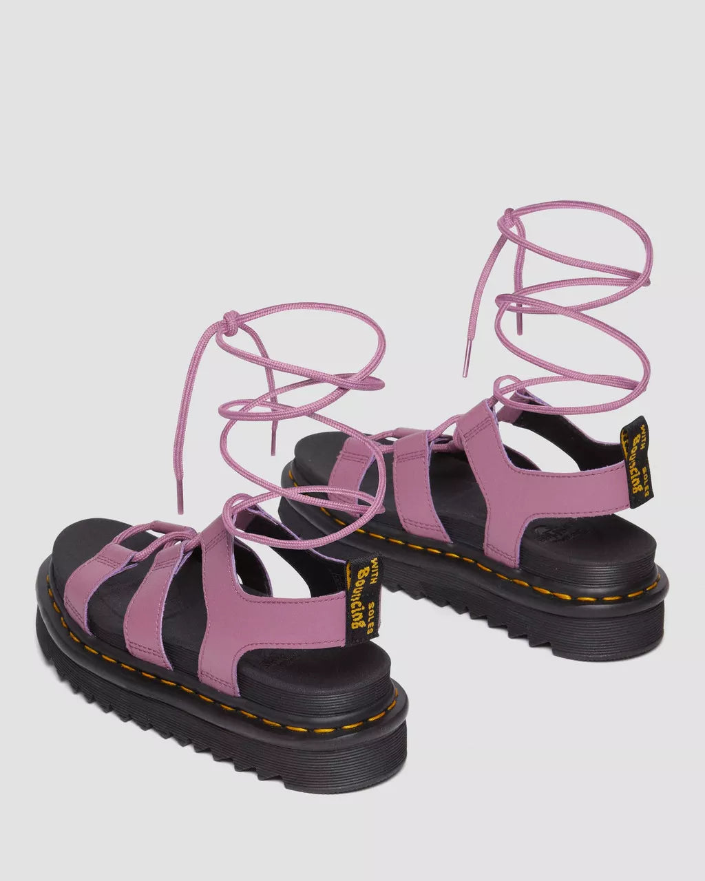 DR MARTENS Nartilla Leather Gladiator Sandals