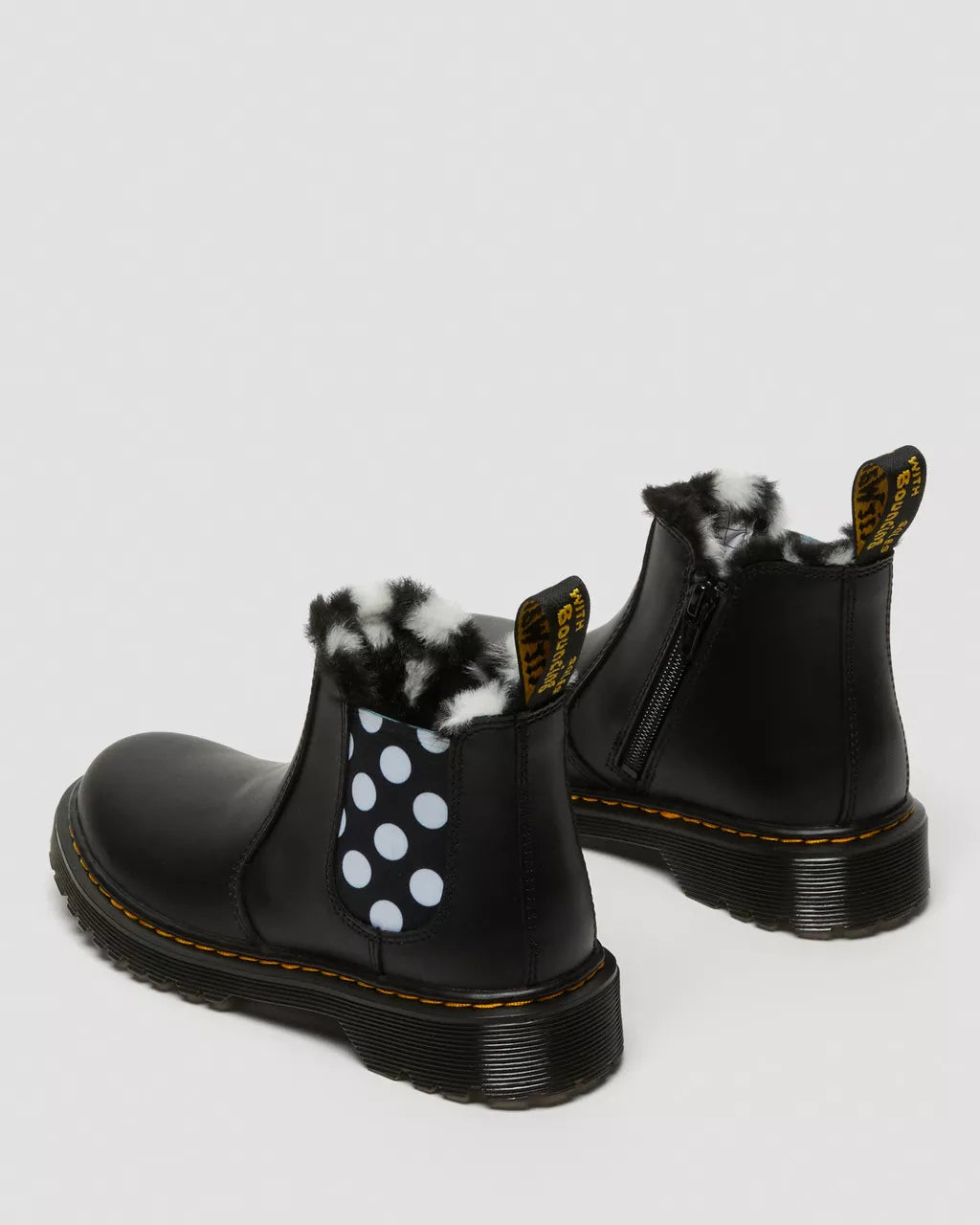 Junior 2976 Leonore Faux Fur Lined Leather Chelsea Boots