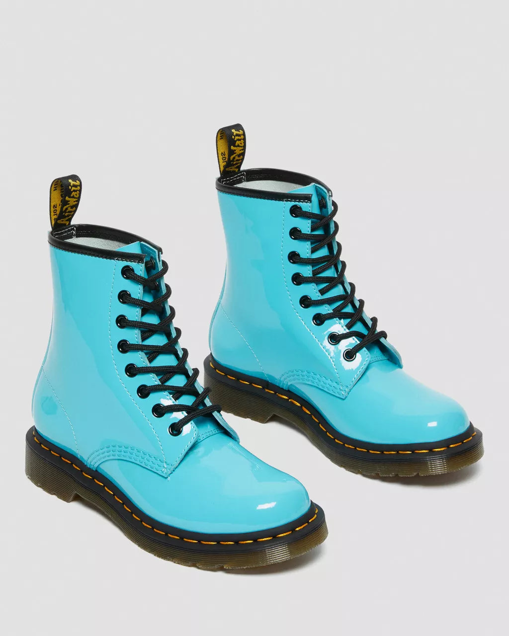 DR MARTENS 1460 Patent Leather Lace Up Boots