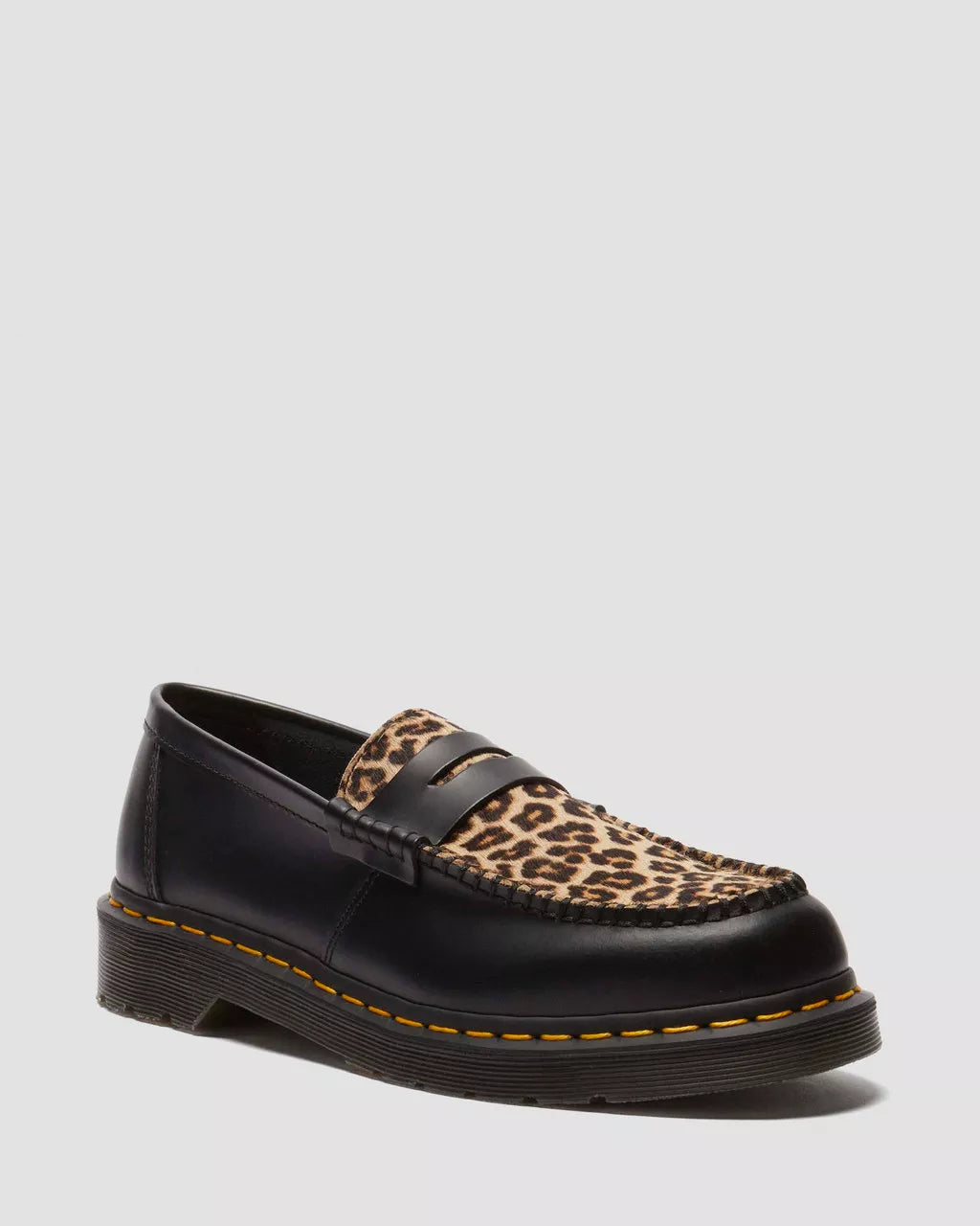 Penton Hair On &amp; Smooth Leather Loafers