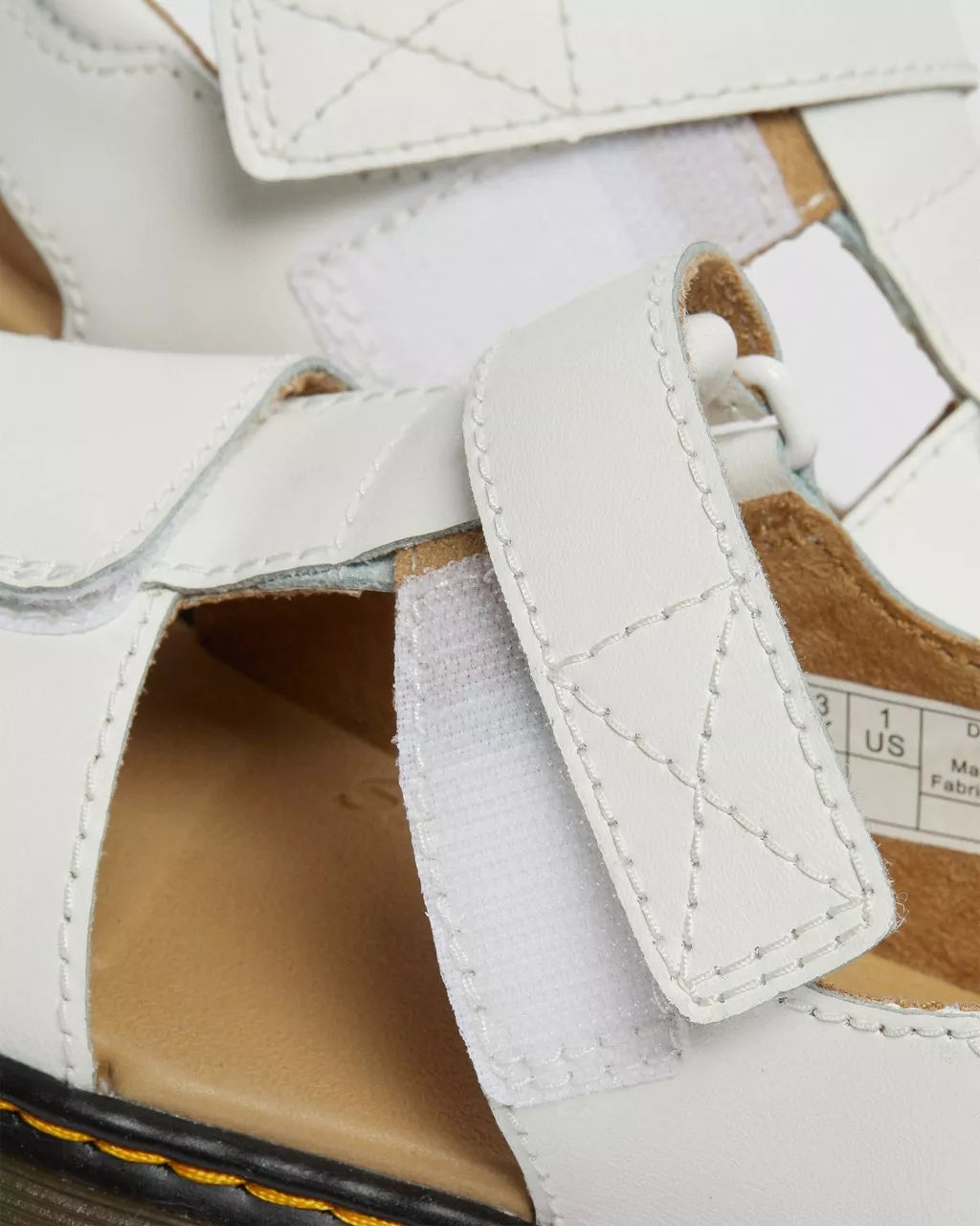 DR MARTENS Junior Moby II Leather Strap Sandals