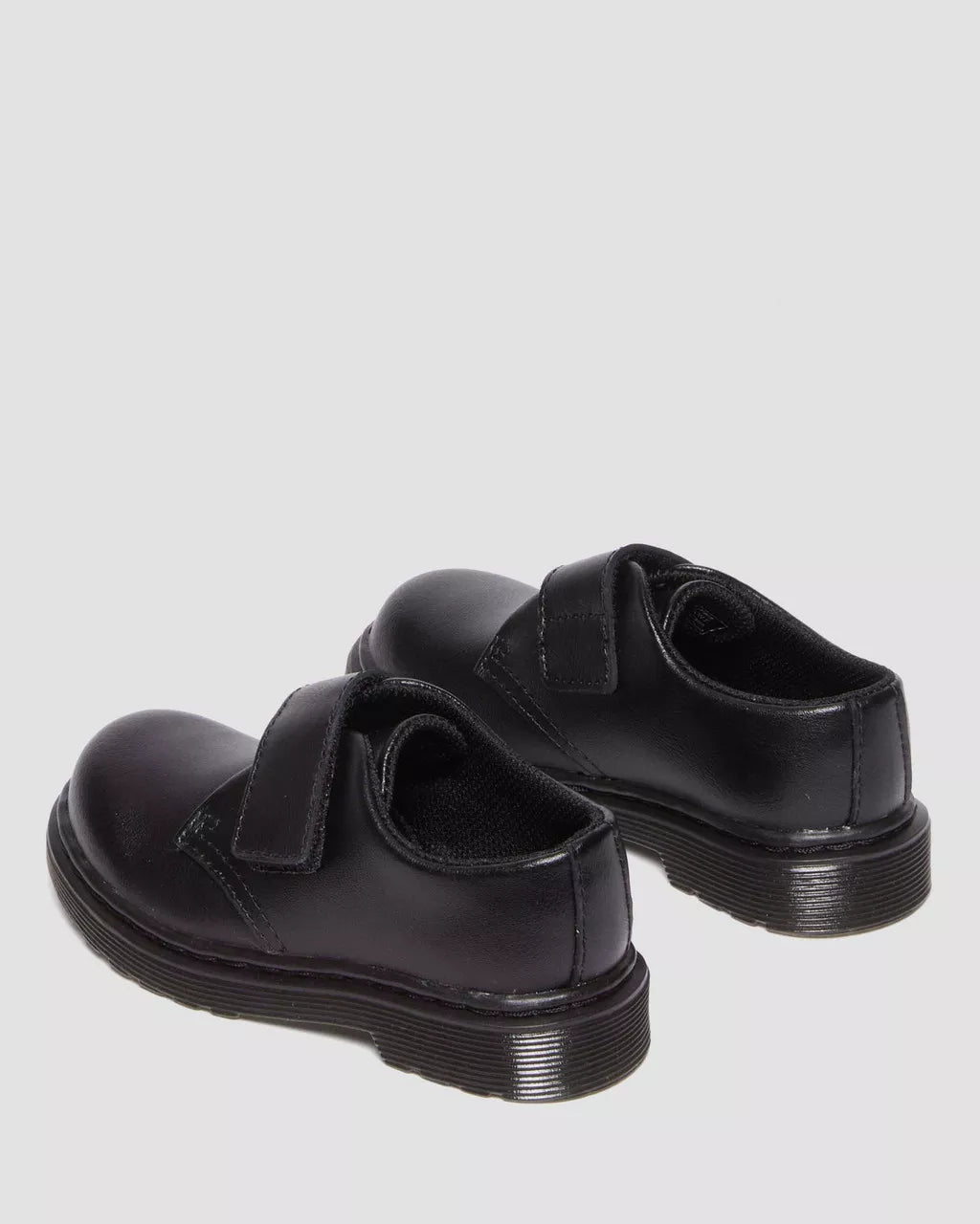 DR MARTENS Toddler Kamron Leather Strap Velcro Oxford Shoes