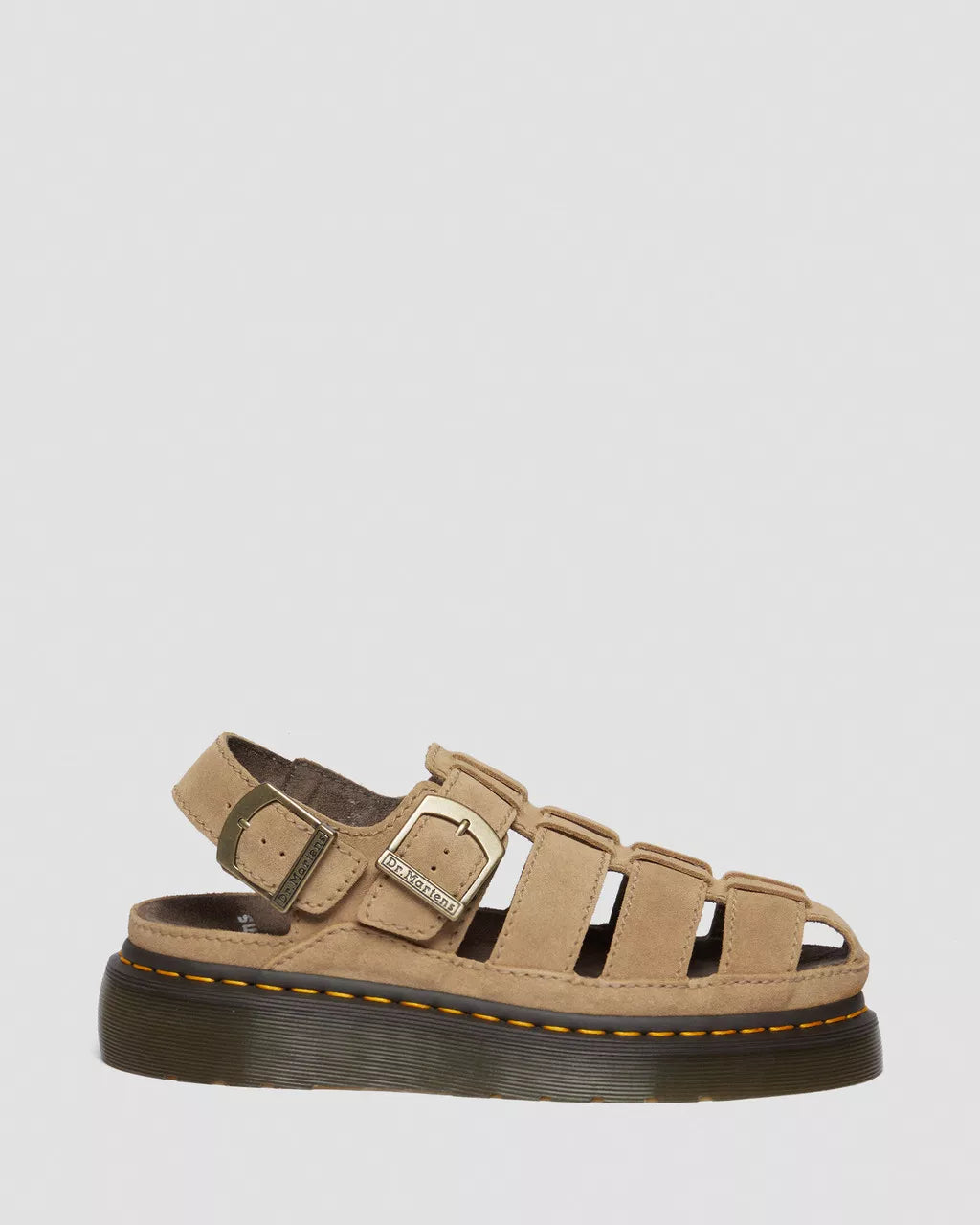 DR MARTENS Wrenlie Bronx Suede Fisherman Sandals