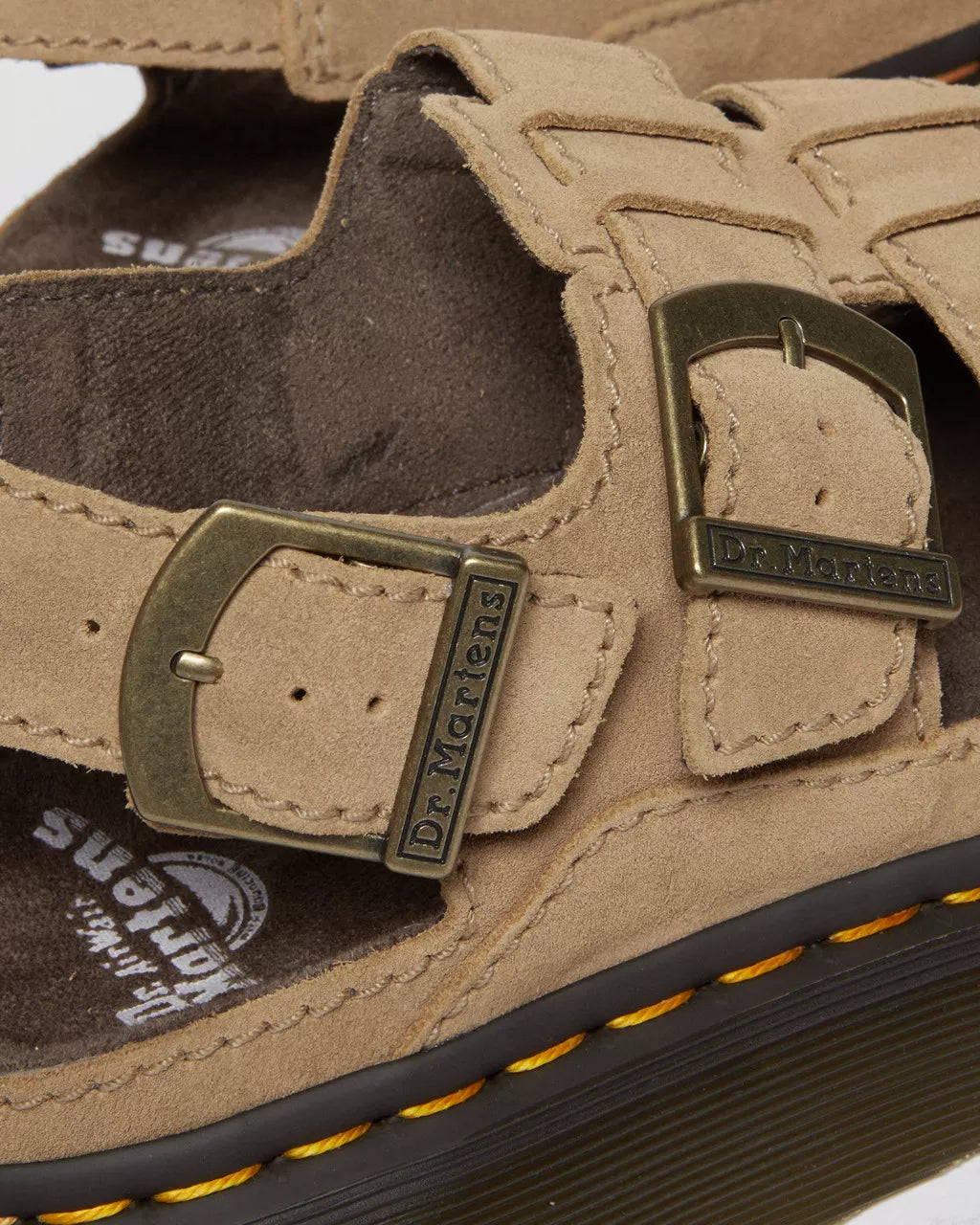 DR MARTENS Wrenlie Bronx Suede Fisherman Sandals