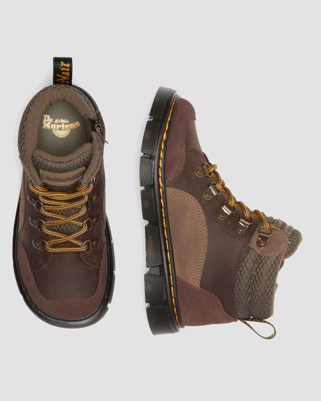 DR MARTENS Junior Raffe Leather &amp; Suede Boots