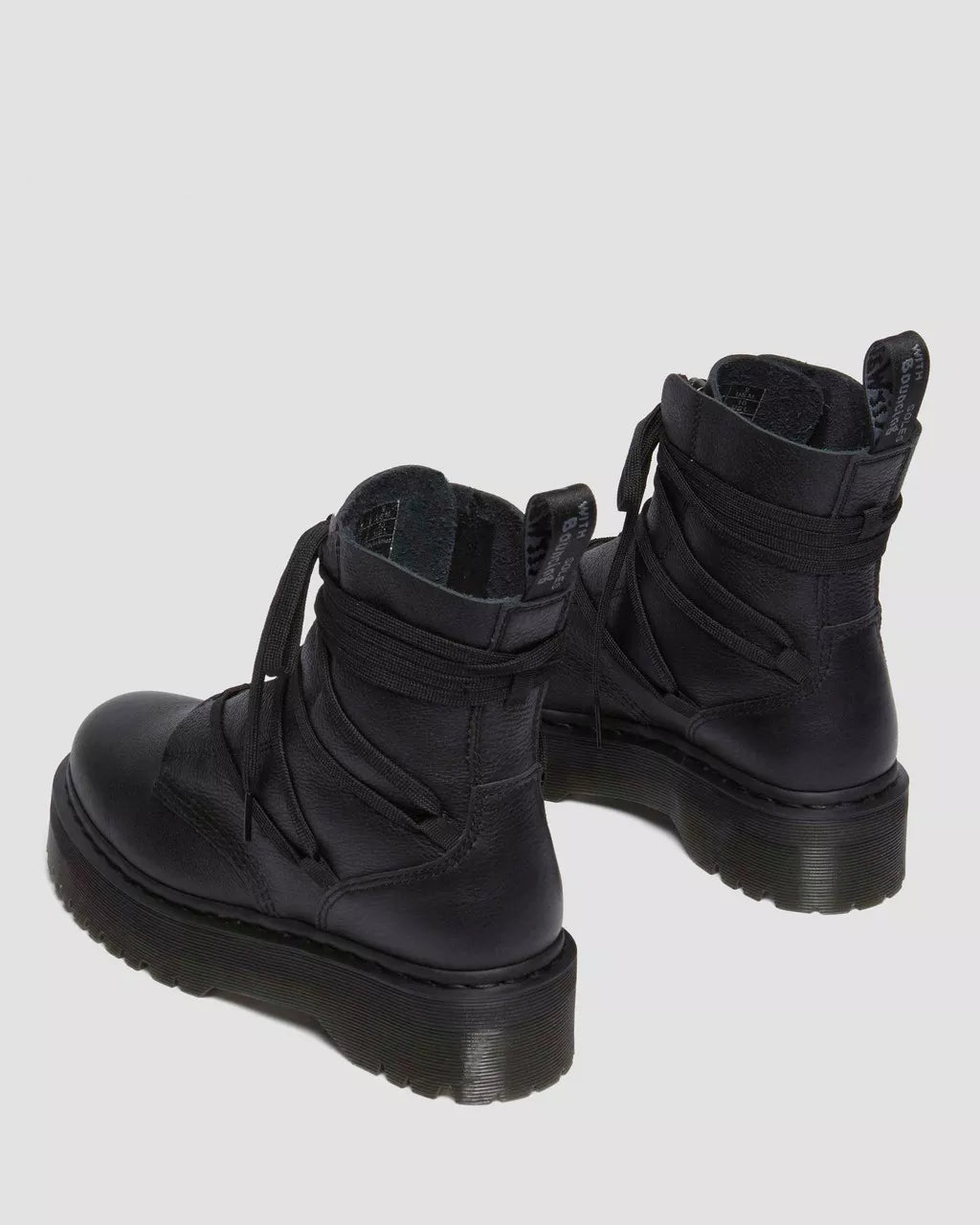 Jarrick II Laced Leather Platform Boots