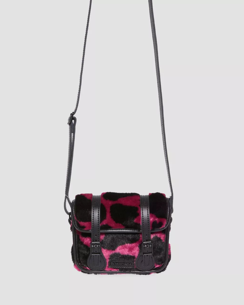 DR MARTENS 7 Inch Hair-On Cow Print Crossbody Bag