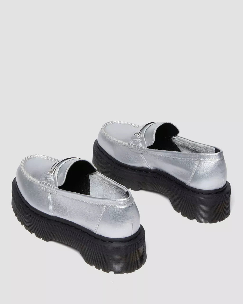 DR MARTENS Penton II Quad Metallic Leather Loafers