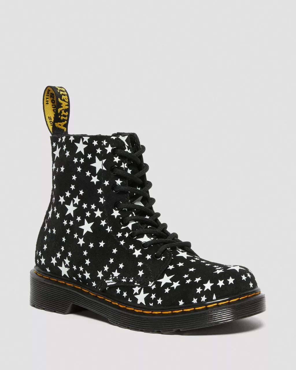 Junior 1460 Pascal Star Suede Lace Up Boots
