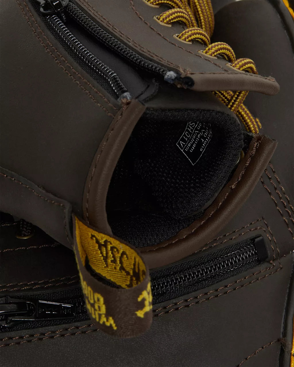 DR MARTENS Toddler 1460 Wildhorse Leather Lace Up Boots