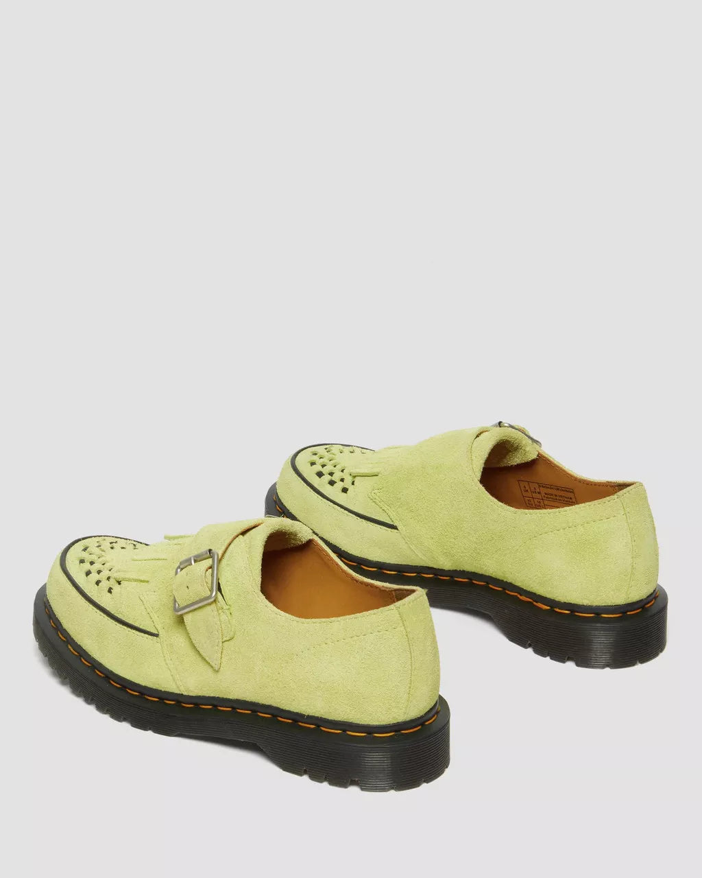 DR MARTENS Ramsey Suede Kiltie Buckle Creepers