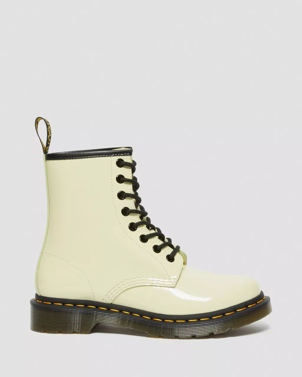 DR MARTENS 1460 Patent Leather Lace Up Boots
