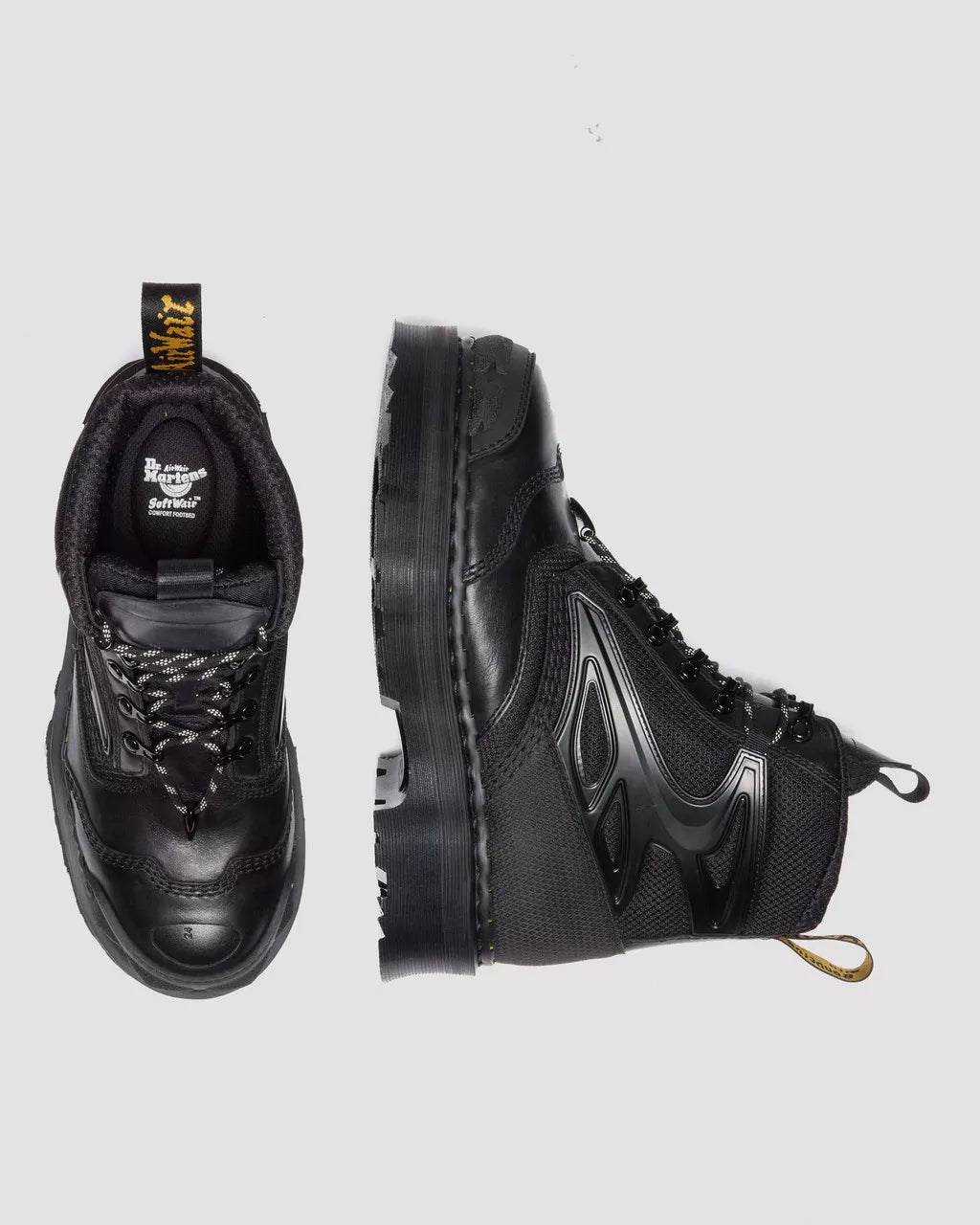DR MARTENS EXOSHIELD XX01 steel toe leather boots