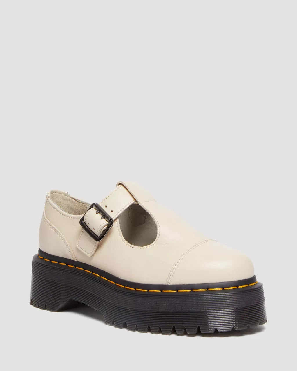 Bethan Pisa Leather Platform Mary Jane Shoes