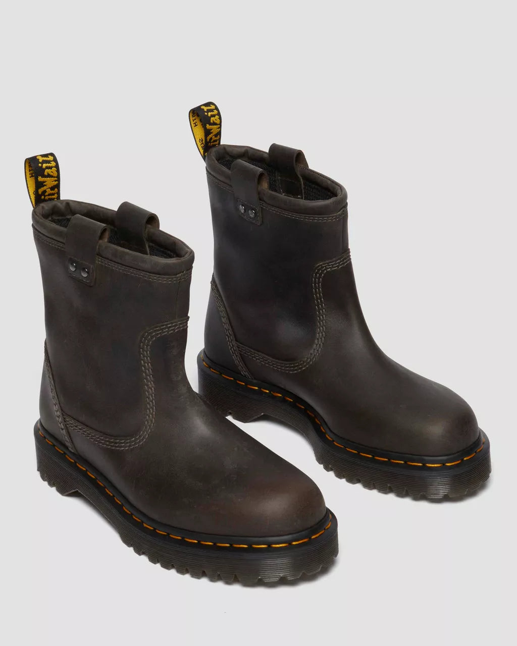 Anistone Lo Leather Biker Boots