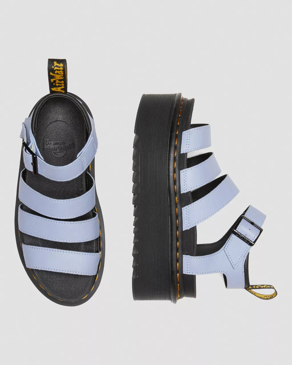 Blaire Quad Pisa Leather Strap Platform Sandals