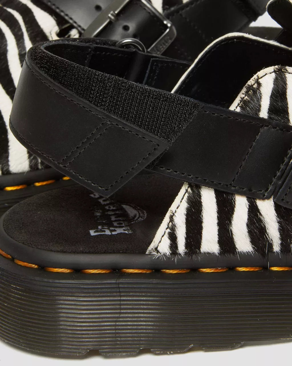 DR MARTENS Jorge II Hair-on Slingback Mules