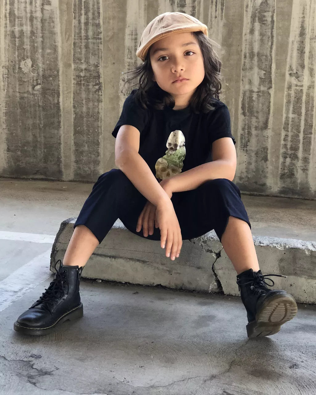 Junior 1460 Softy T Leather Lace Up Boots